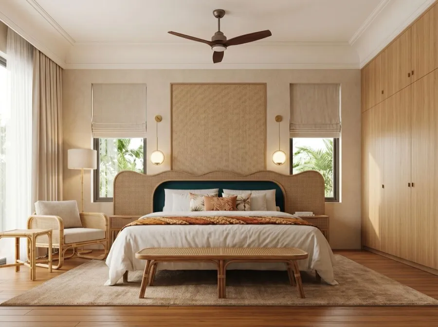 Спальня Boutique Suite, ротанг, второй ракурс